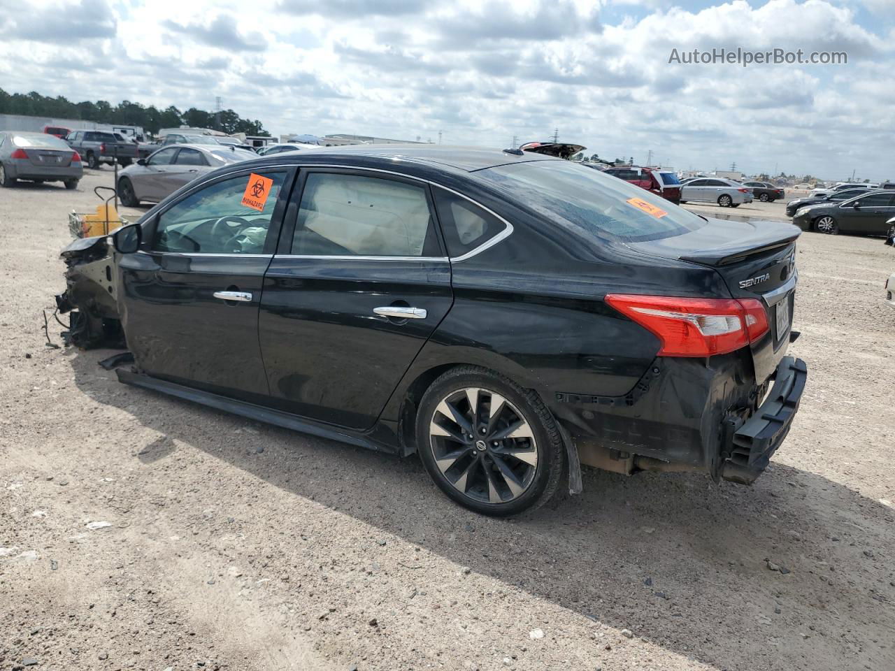 2016 Nissan Sentra S Черный vin: 3N1AB7AP1GY338786