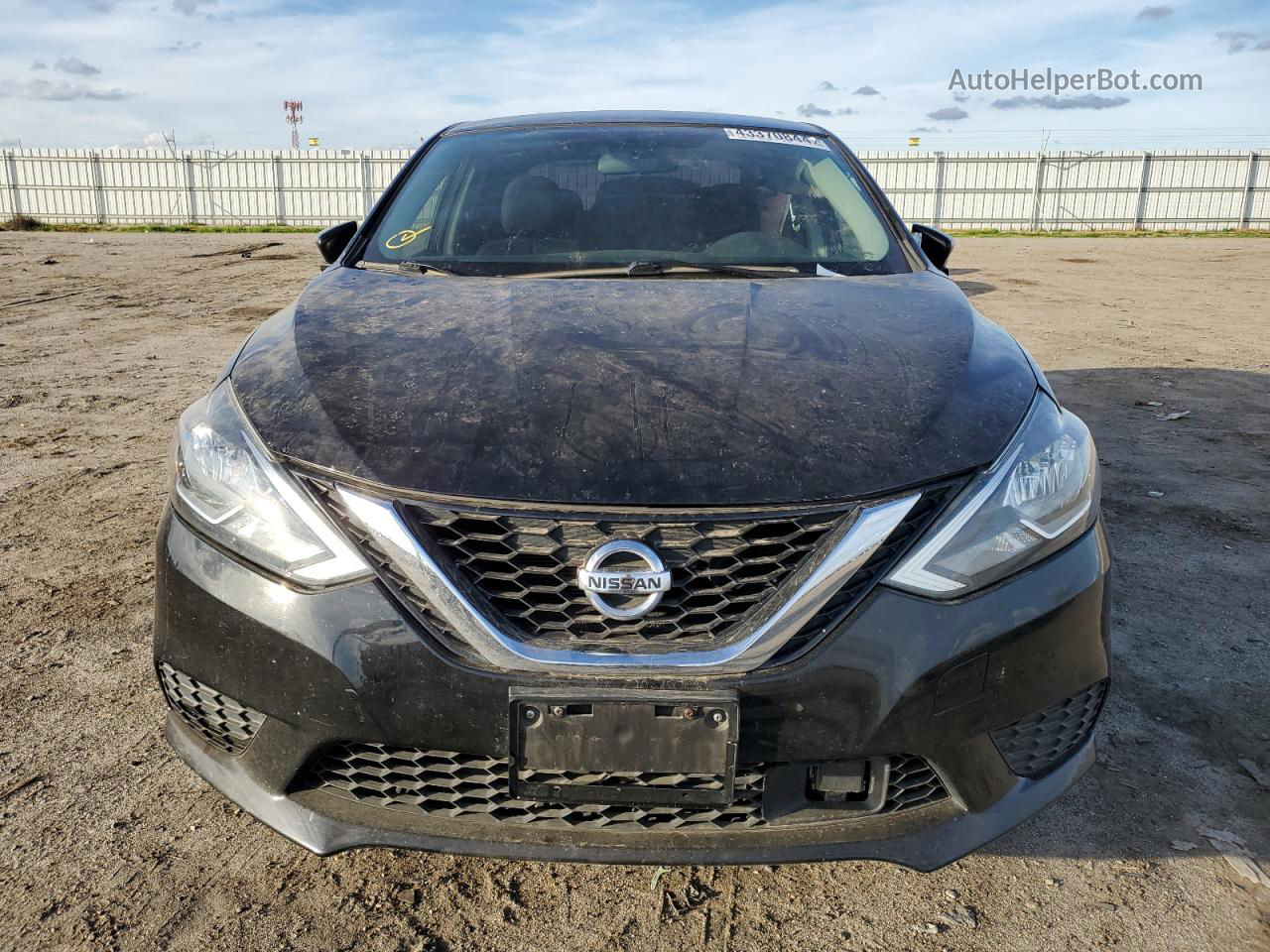 2018 Nissan Sentra S Черный vin: 3N1AB7AP1JL614890