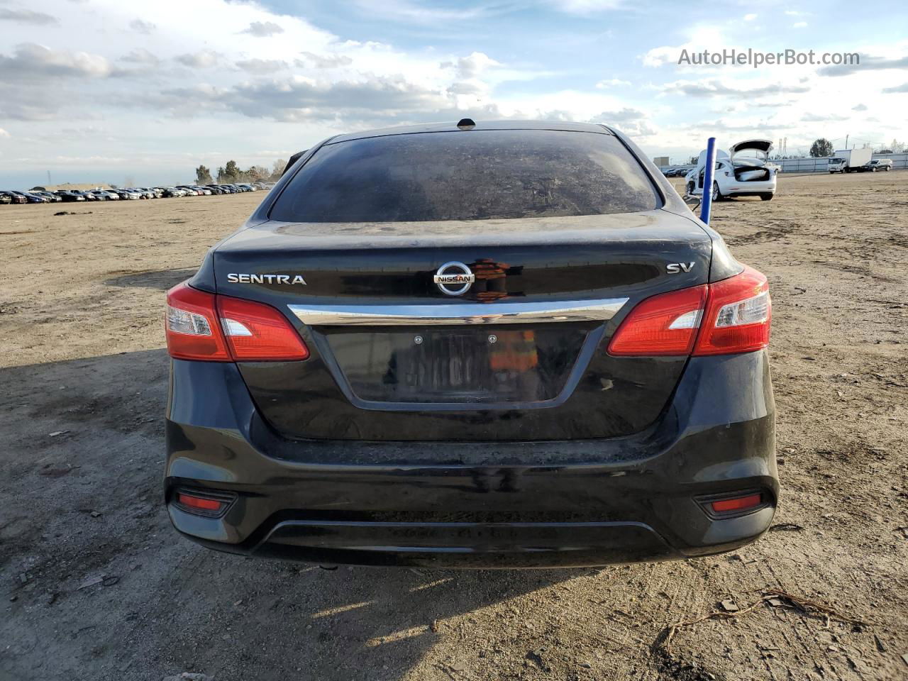 2018 Nissan Sentra S Black vin: 3N1AB7AP1JL614890