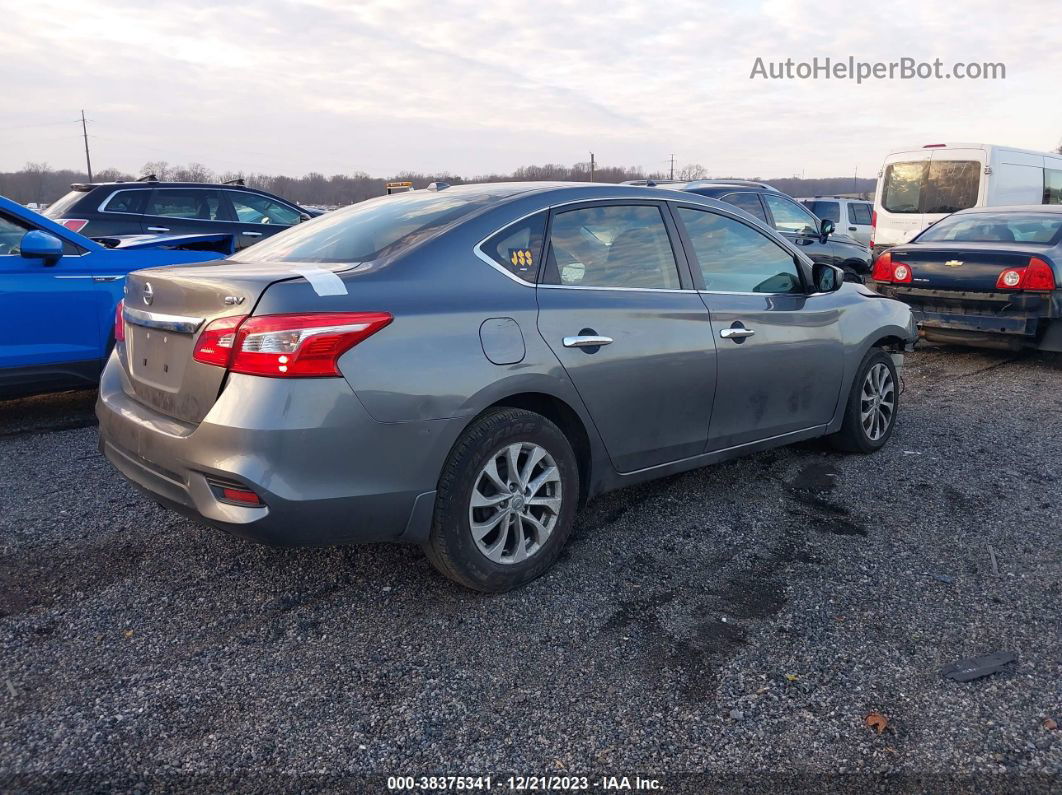 2018 Nissan Sentra Sv Gray vin: 3N1AB7AP1JL615991