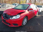 2018 Nissan Sentra Sv Red vin: 3N1AB7AP1JL617661