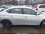 2018 Nissan Sentra Sv Серебряный vin: 3N1AB7AP1JL638008