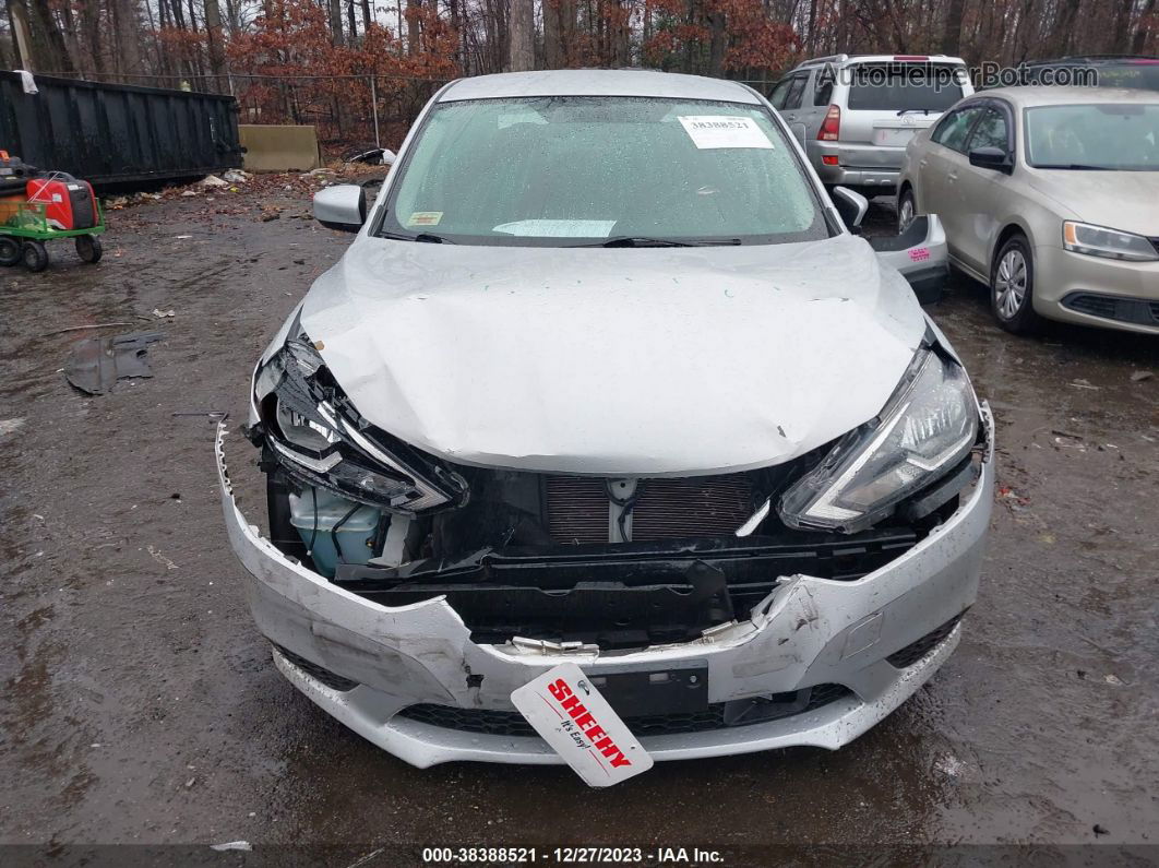 2018 Nissan Sentra Sv Silver vin: 3N1AB7AP1JL638008