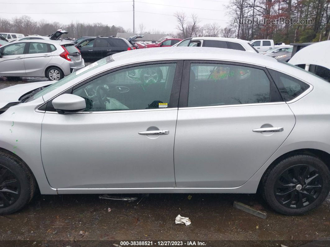 2018 Nissan Sentra Sv Silver vin: 3N1AB7AP1JL638008