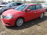 2018 Nissan Sentra S Red vin: 3N1AB7AP1JL640261