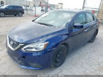 2018 Nissan Sentra Sv Blue vin: 3N1AB7AP1JL646870