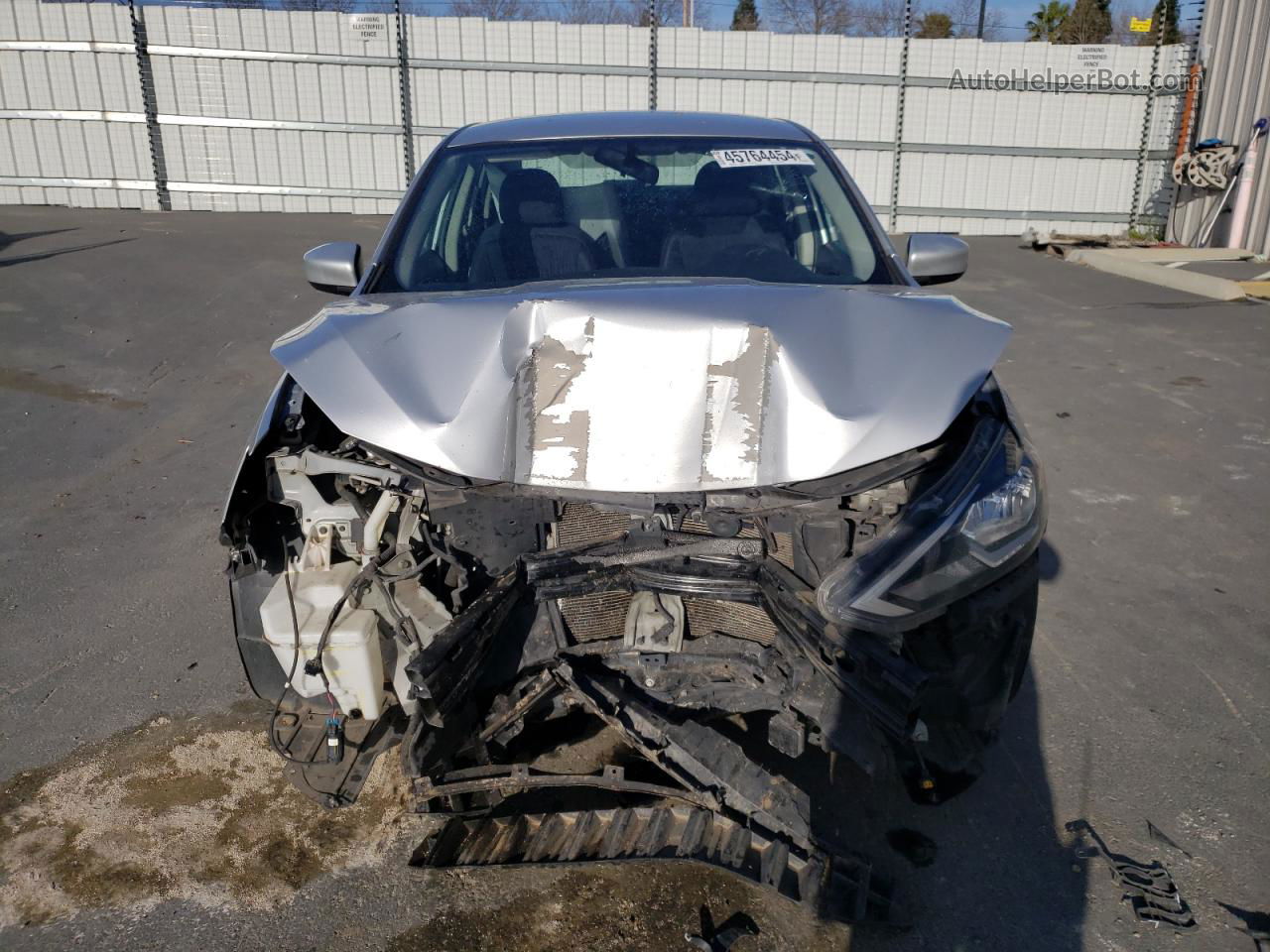 2018 Nissan Sentra S Silver vin: 3N1AB7AP1JL648330