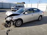 2018 Nissan Sentra S Silver vin: 3N1AB7AP1JL648330