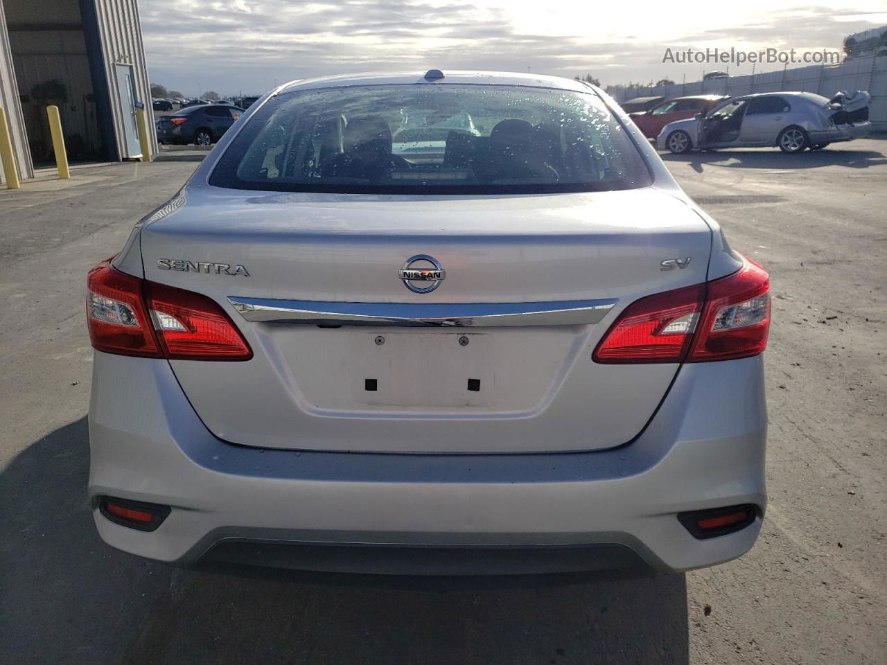 2018 Nissan Sentra S Silver vin: 3N1AB7AP1JL648330