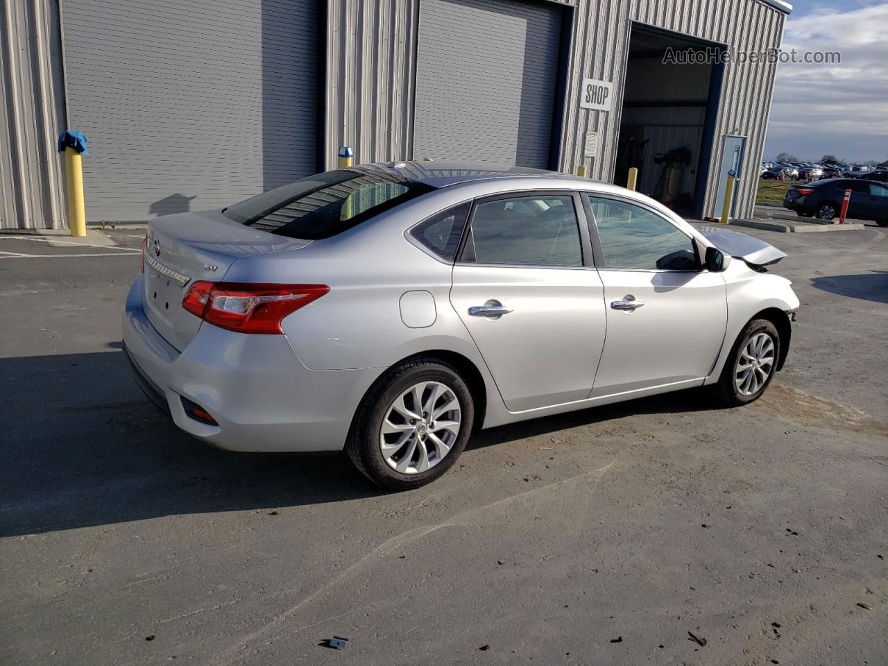 2018 Nissan Sentra S Silver vin: 3N1AB7AP1JL648330