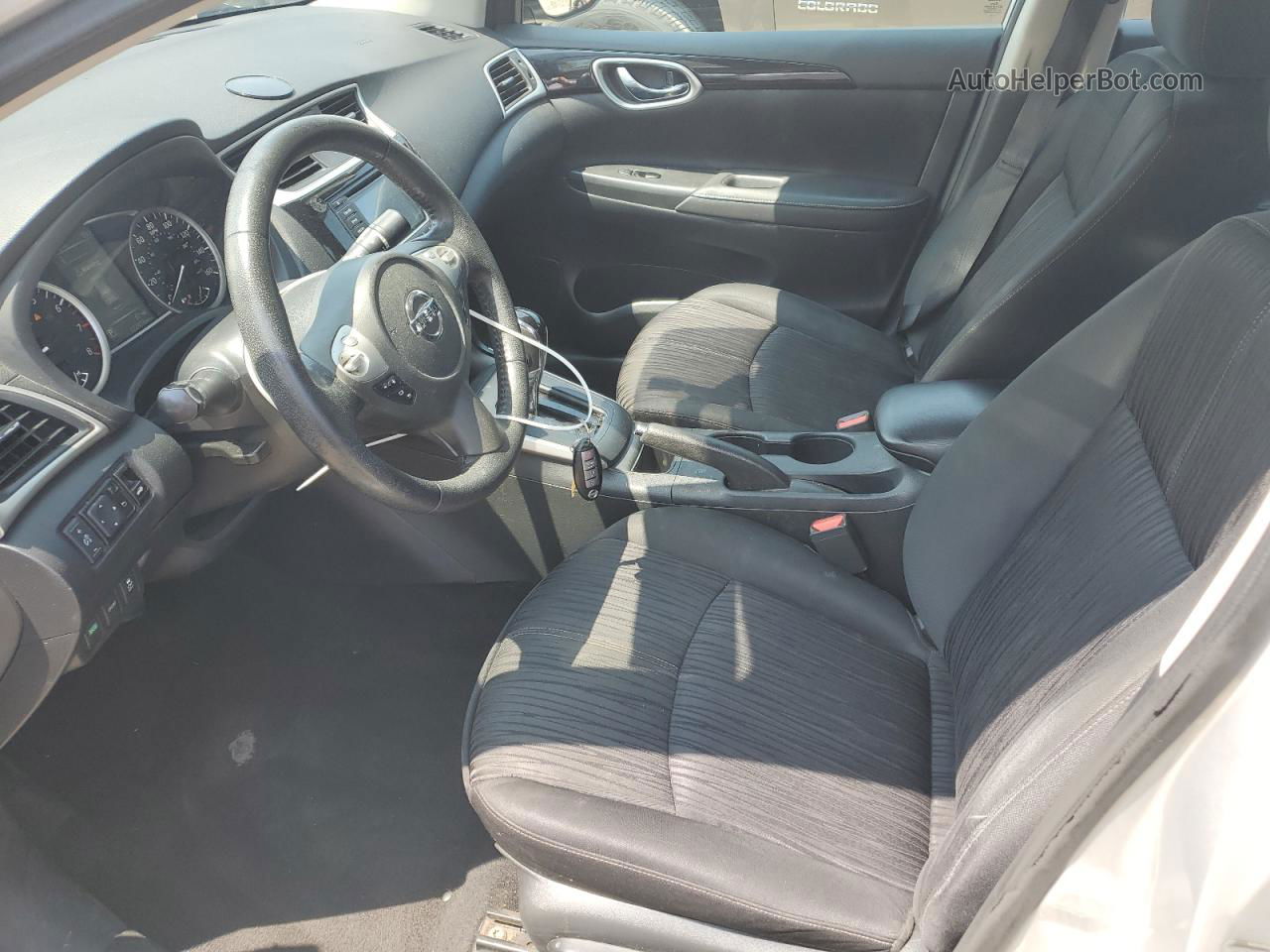 2018 Nissan Sentra S Серый vin: 3N1AB7AP1JL654595