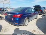 2018 Nissan Sentra Sv Blue vin: 3N1AB7AP1JL663409