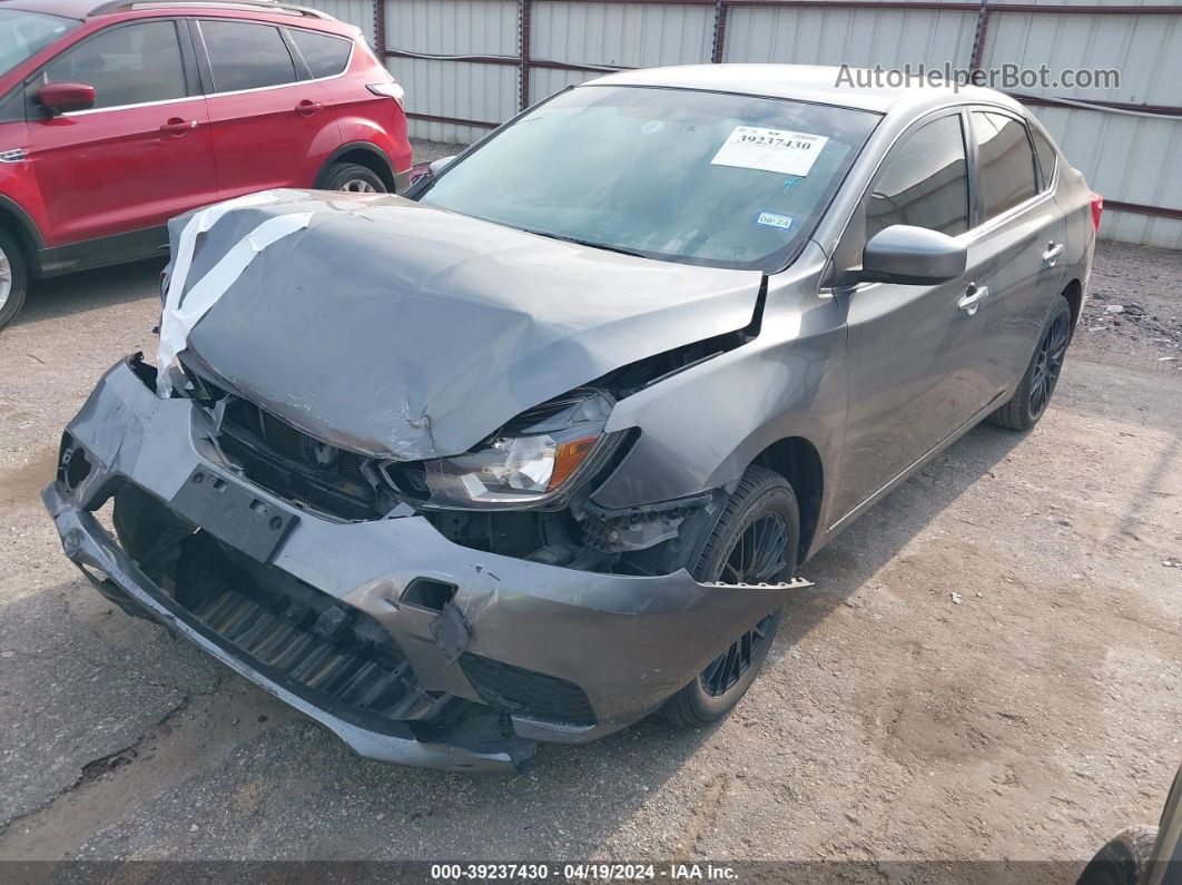 2018 Nissan Sentra S Gray vin: 3N1AB7AP1JY202746