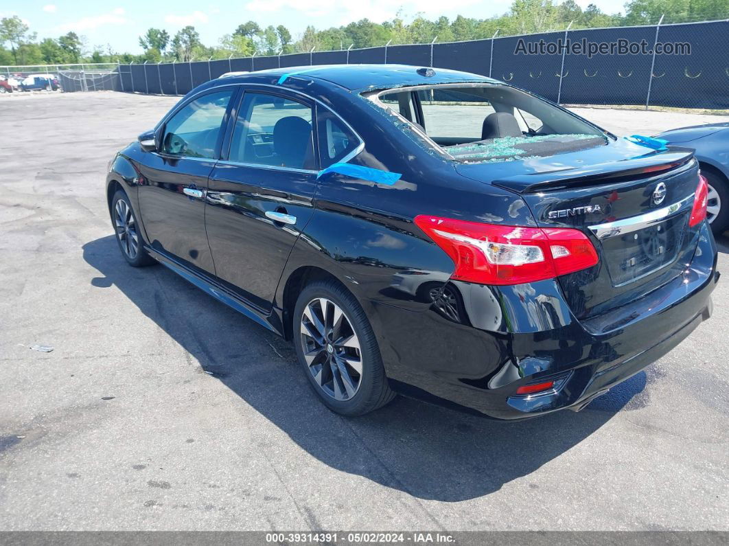 2018 Nissan Sentra Sr Черный vin: 3N1AB7AP1JY205842