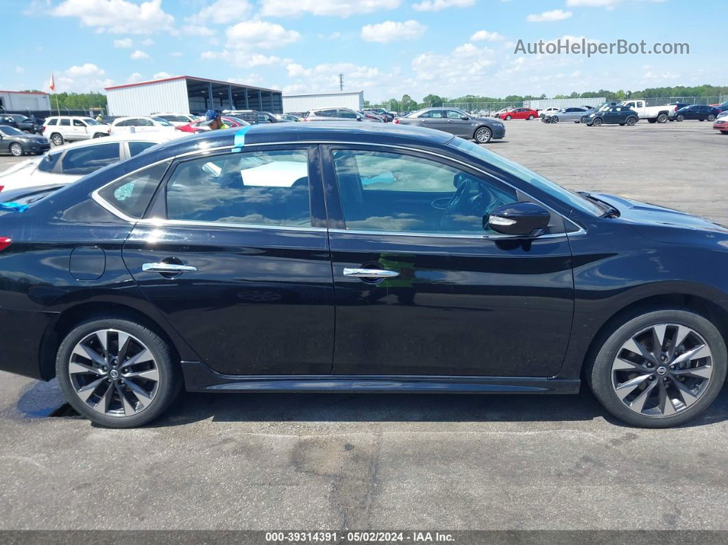 2018 Nissan Sentra Sr Black vin: 3N1AB7AP1JY205842