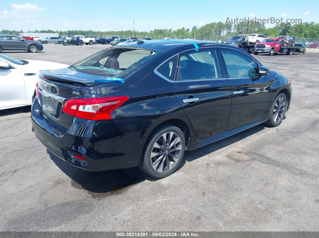 2018 Nissan Sentra Sr Black vin: 3N1AB7AP1JY205842