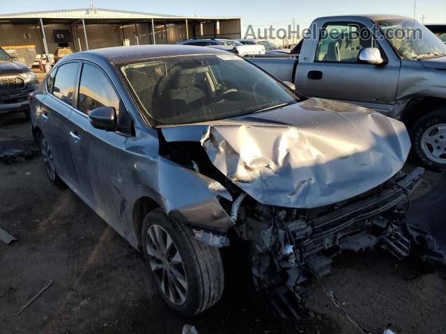 2018 Nissan Sentra S Gray vin: 3N1AB7AP1JY215366