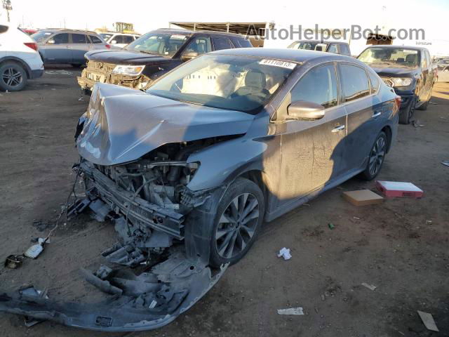 2018 Nissan Sentra S Gray vin: 3N1AB7AP1JY215366