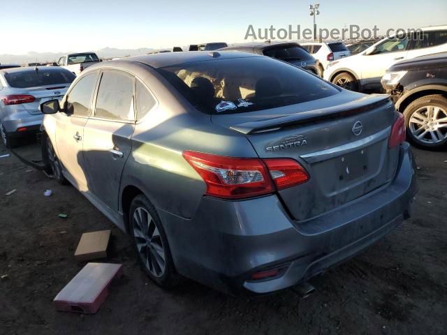 2018 Nissan Sentra S Gray vin: 3N1AB7AP1JY215366