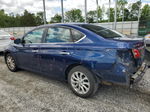 2018 Nissan Sentra S Blue vin: 3N1AB7AP1JY220549