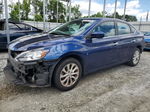 2018 Nissan Sentra S Синий vin: 3N1AB7AP1JY220549