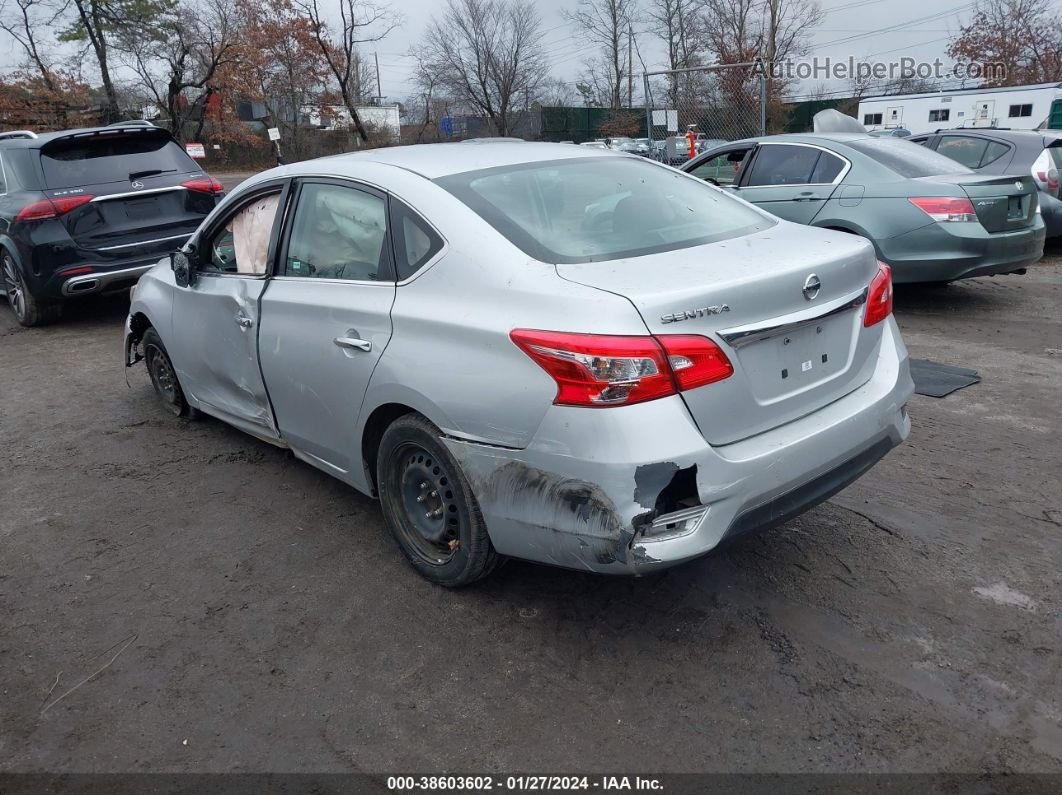 2018 Nissan Sentra S Silver vin: 3N1AB7AP1JY221247