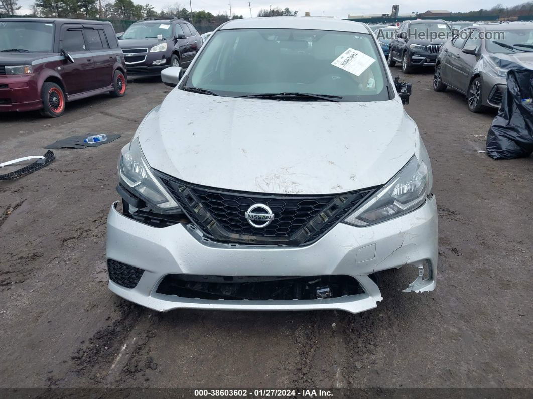 2018 Nissan Sentra S Silver vin: 3N1AB7AP1JY221247