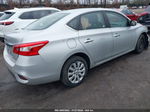 2018 Nissan Sentra S Silver vin: 3N1AB7AP1JY221247