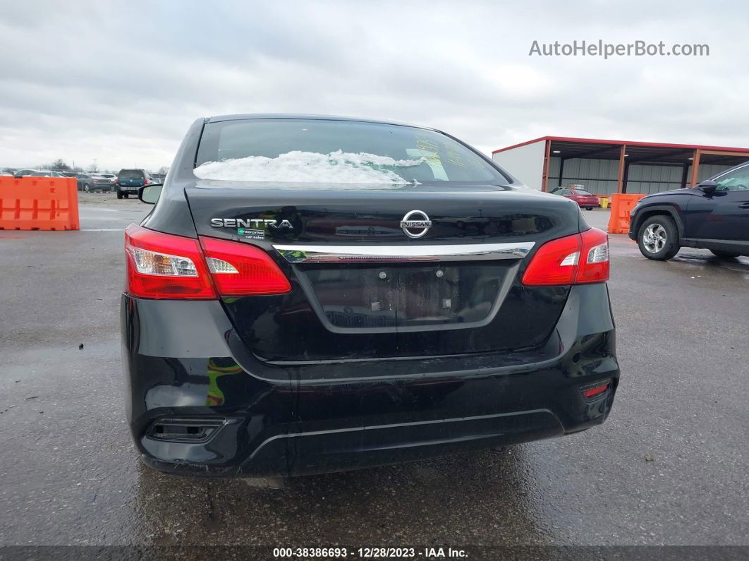 2018 Nissan Sentra S Black vin: 3N1AB7AP1JY221703