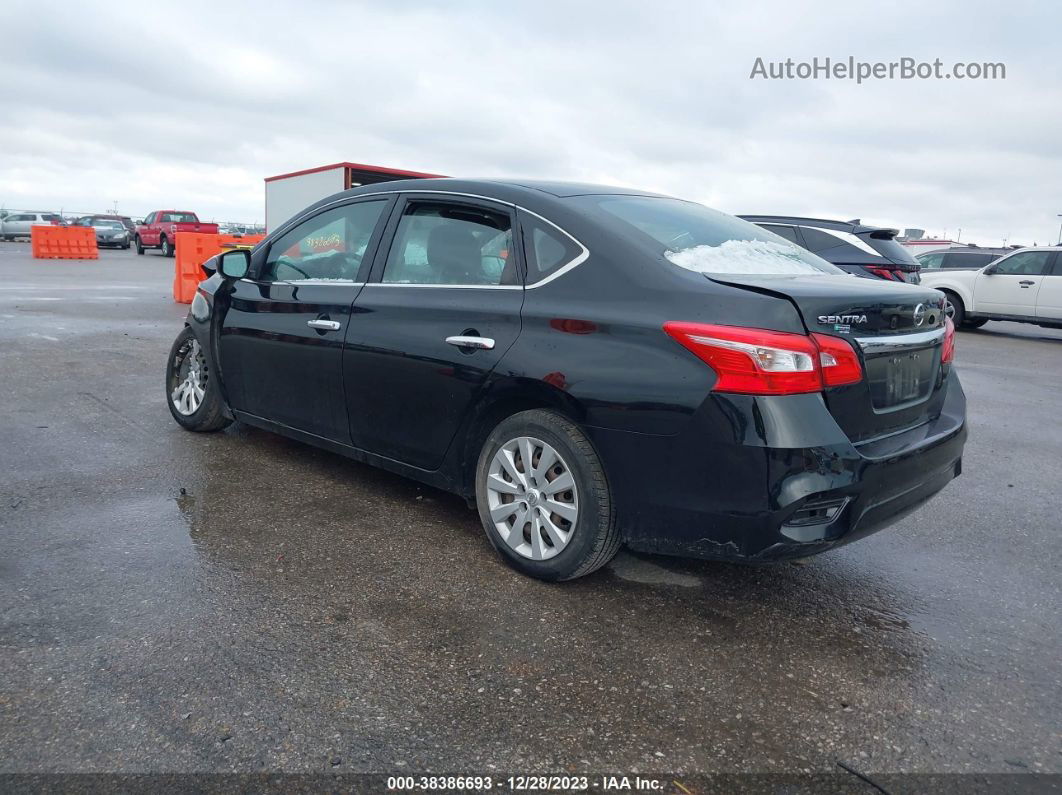 2018 Nissan Sentra S Black vin: 3N1AB7AP1JY221703