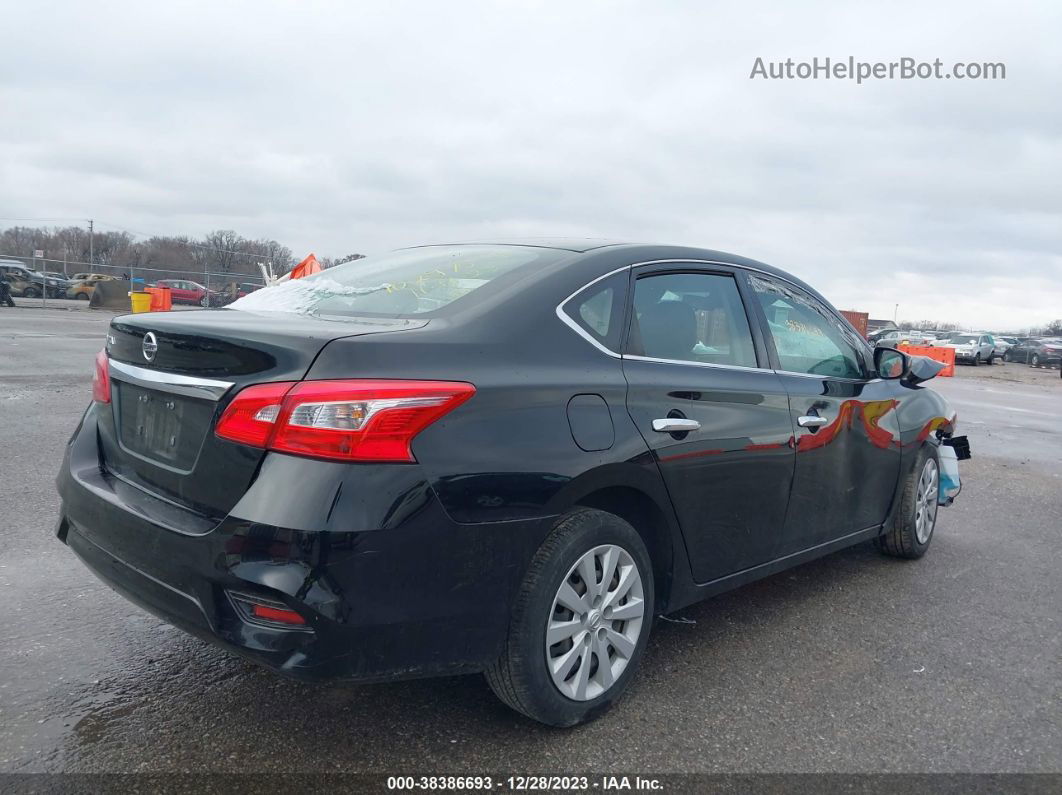 2018 Nissan Sentra S Black vin: 3N1AB7AP1JY221703