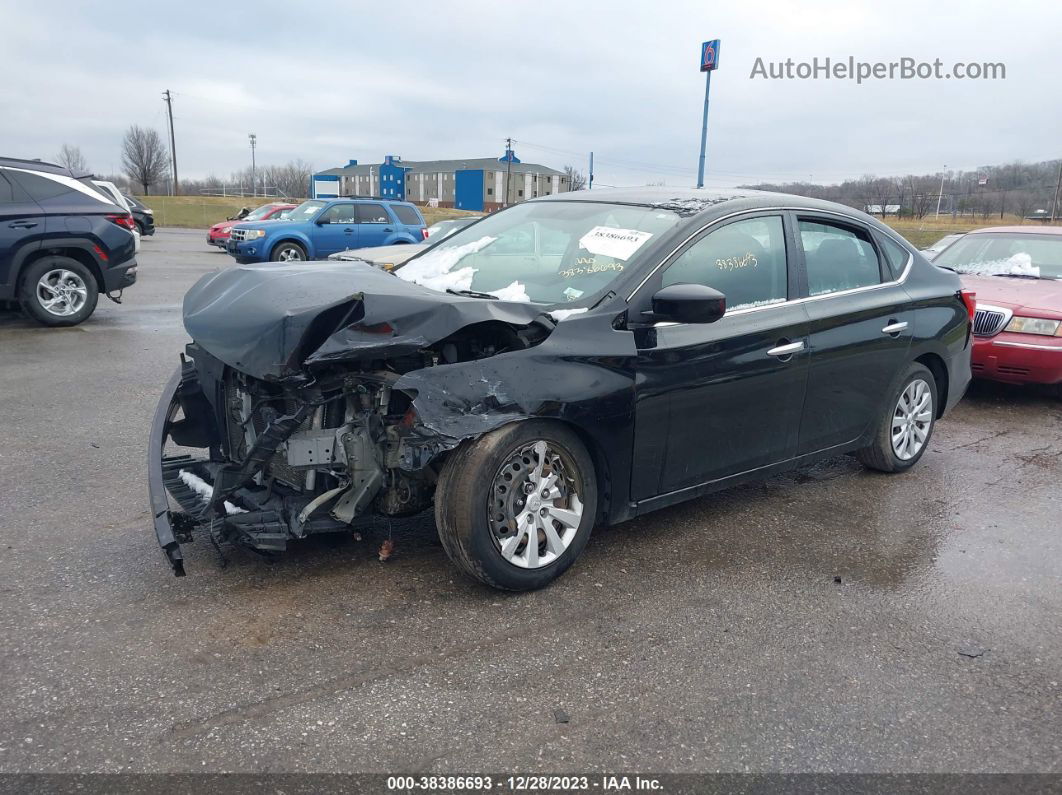 2018 Nissan Sentra S Black vin: 3N1AB7AP1JY221703