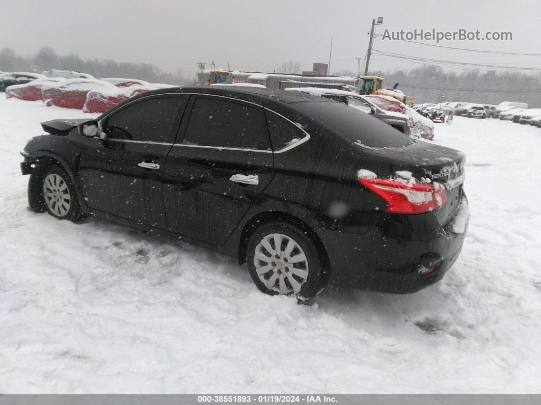 2018 Nissan Sentra S Black vin: 3N1AB7AP1JY221927