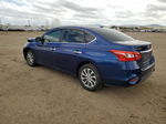 2018 Nissan Sentra S Blue vin: 3N1AB7AP1JY222558