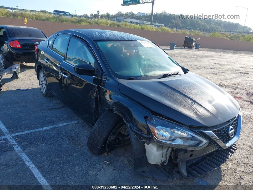 2018 Nissan Sentra S Black vin: 3N1AB7AP1JY238761