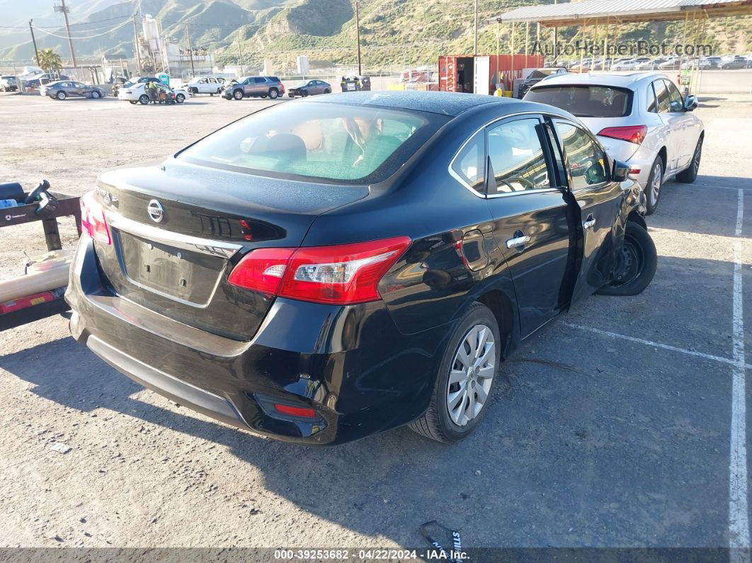 2018 Nissan Sentra S Black vin: 3N1AB7AP1JY238761