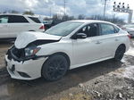 2018 Nissan Sentra S White vin: 3N1AB7AP1JY243636