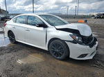 2018 Nissan Sentra S White vin: 3N1AB7AP1JY243636