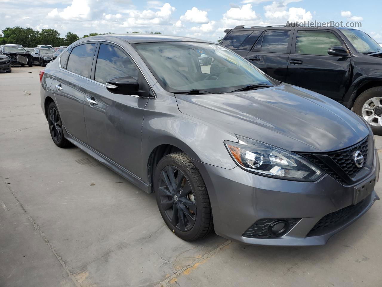 2018 Nissan Sentra S Gray vin: 3N1AB7AP1JY252322