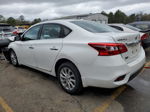 2018 Nissan Sentra S Белый vin: 3N1AB7AP1JY266124