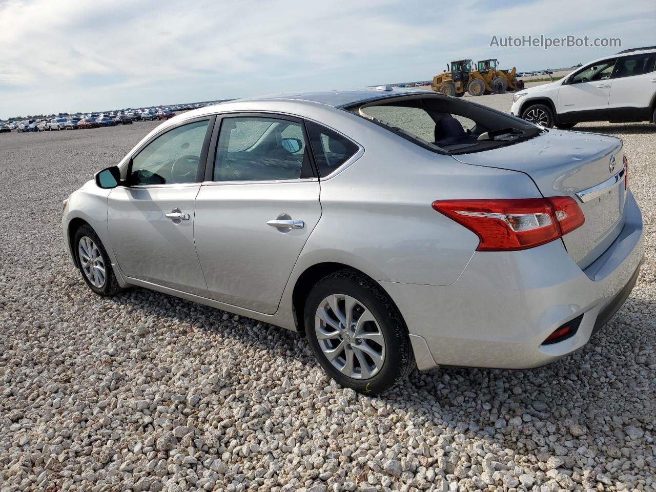 2018 Nissan Sentra S Silver vin: 3N1AB7AP1JY279360