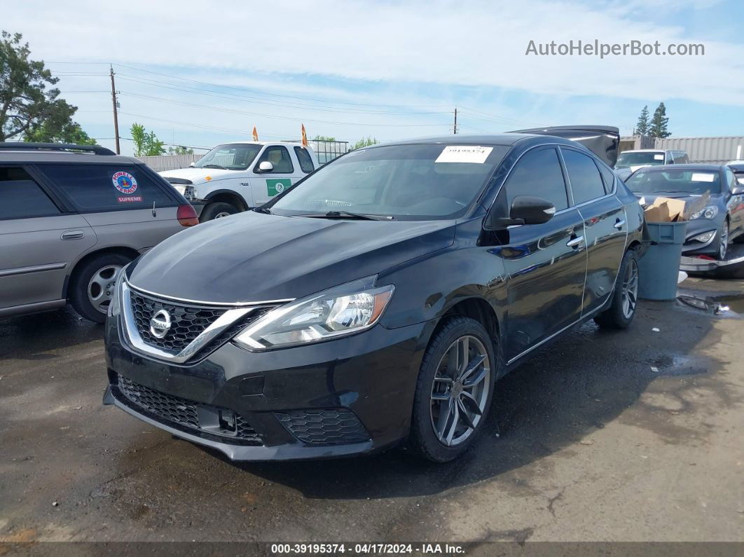 2018 Nissan Sentra S Black vin: 3N1AB7AP1JY279715