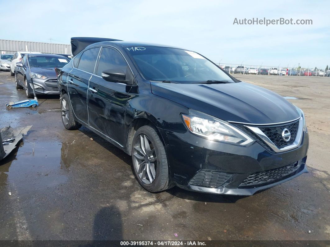 2018 Nissan Sentra S Black vin: 3N1AB7AP1JY279715