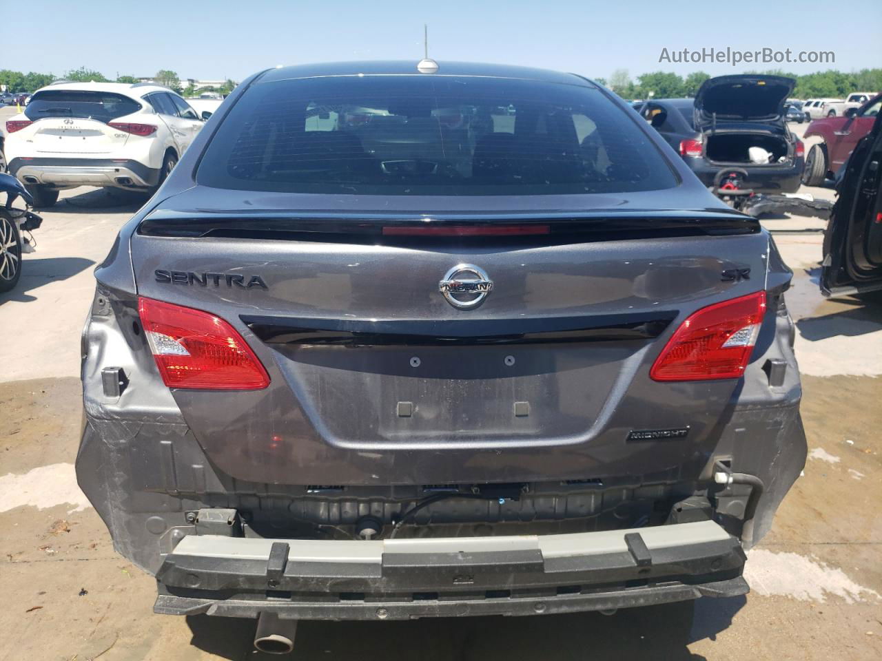 2018 Nissan Sentra S Gray vin: 3N1AB7AP1JY282825