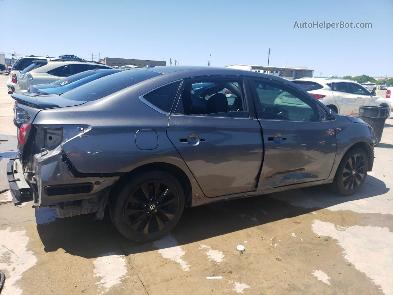 2018 Nissan Sentra S Gray vin: 3N1AB7AP1JY282825