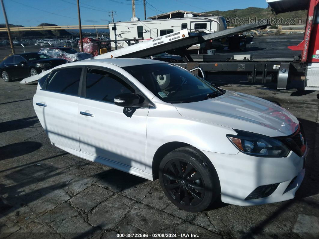 2018 Nissan Sentra Sr White vin: 3N1AB7AP1JY285241