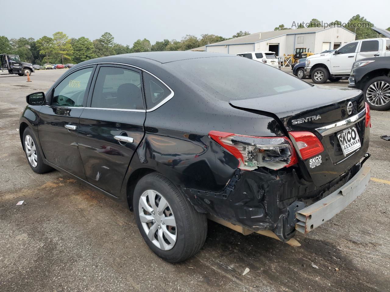 2018 Nissan Sentra S Black vin: 3N1AB7AP1JY286731