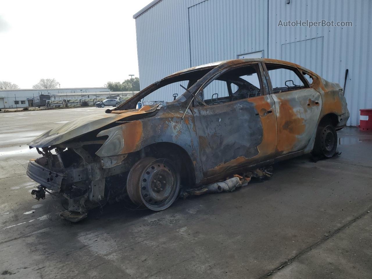 2018 Nissan Sentra S Пожар vin: 3N1AB7AP1JY290939