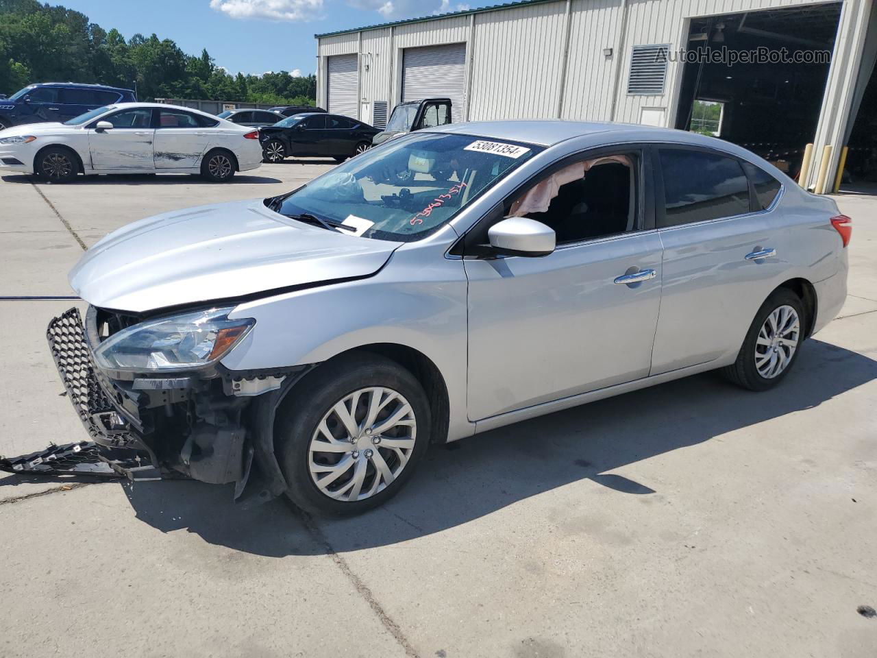 2018 Nissan Sentra S Gray vin: 3N1AB7AP1JY291511