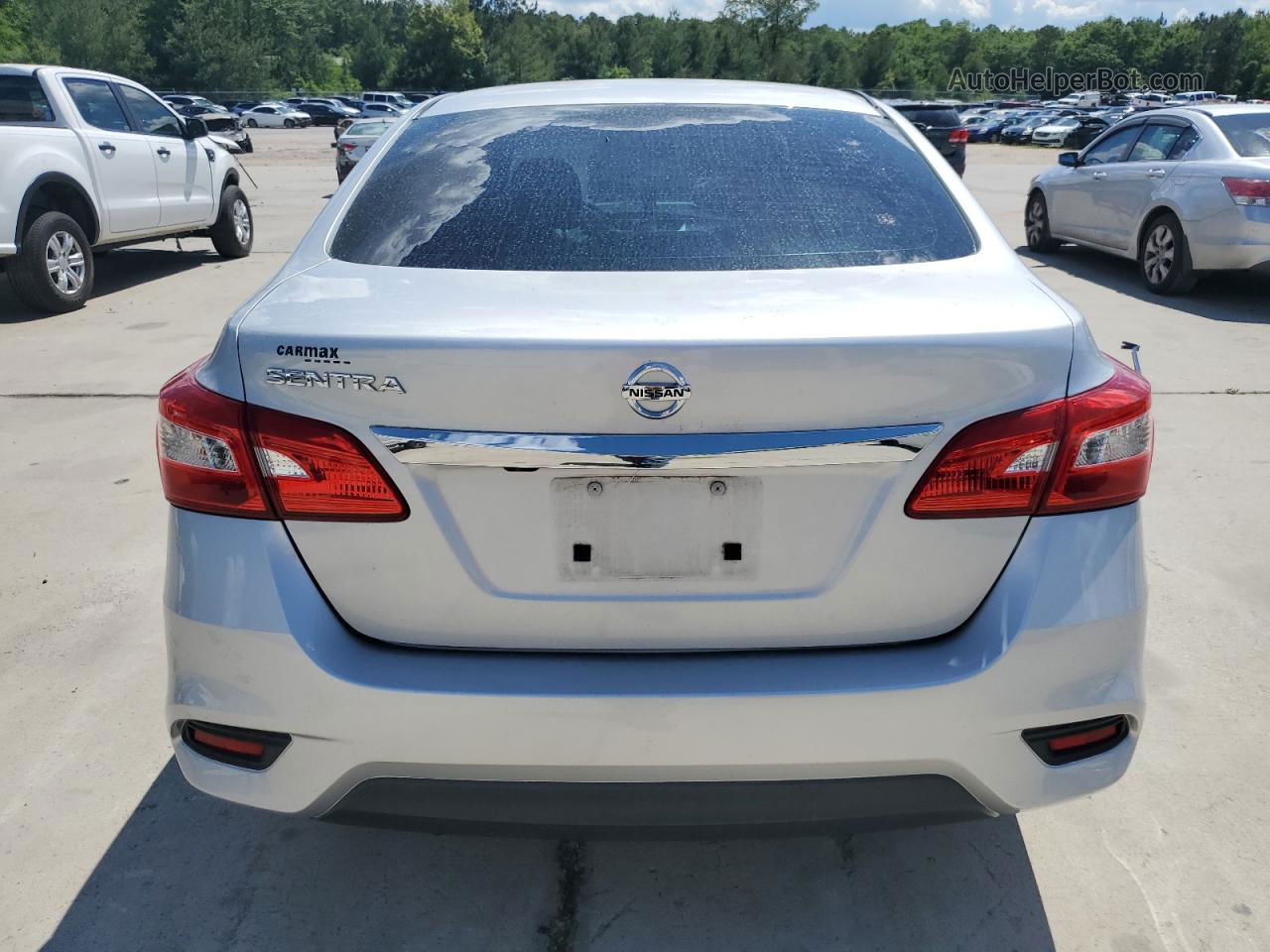 2018 Nissan Sentra S Gray vin: 3N1AB7AP1JY291511